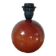 solid wood foot, glazed honey-coloured ball, La Tournerie du Sou, 1980