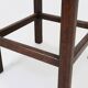 Tabouret Art Déco avec revêtement en imprimé léopard contemporain, France années 1930