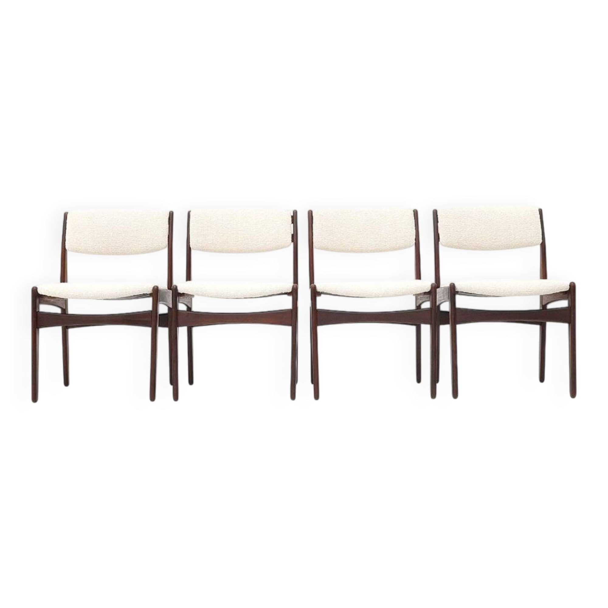 Vintage teak chairs by Poul Volther for Frem Rojle, 1960s, set of 4.