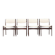 4 chaises en teck par Poul Volther pour Frem Rojle, années 1960