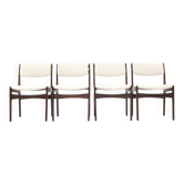 4 chaises en teck par Poul Volther pour Frem Rojle, années 1960