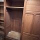 Large solid oak wardrobe – 2 sliding doors – 2