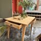 Farm table with 2 drawers