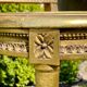 Paire de chaises bois doré & cannage style Louis XVI