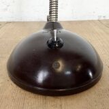 Vintage Brown Bakelite Gooseneck Table Lamp, 1950s