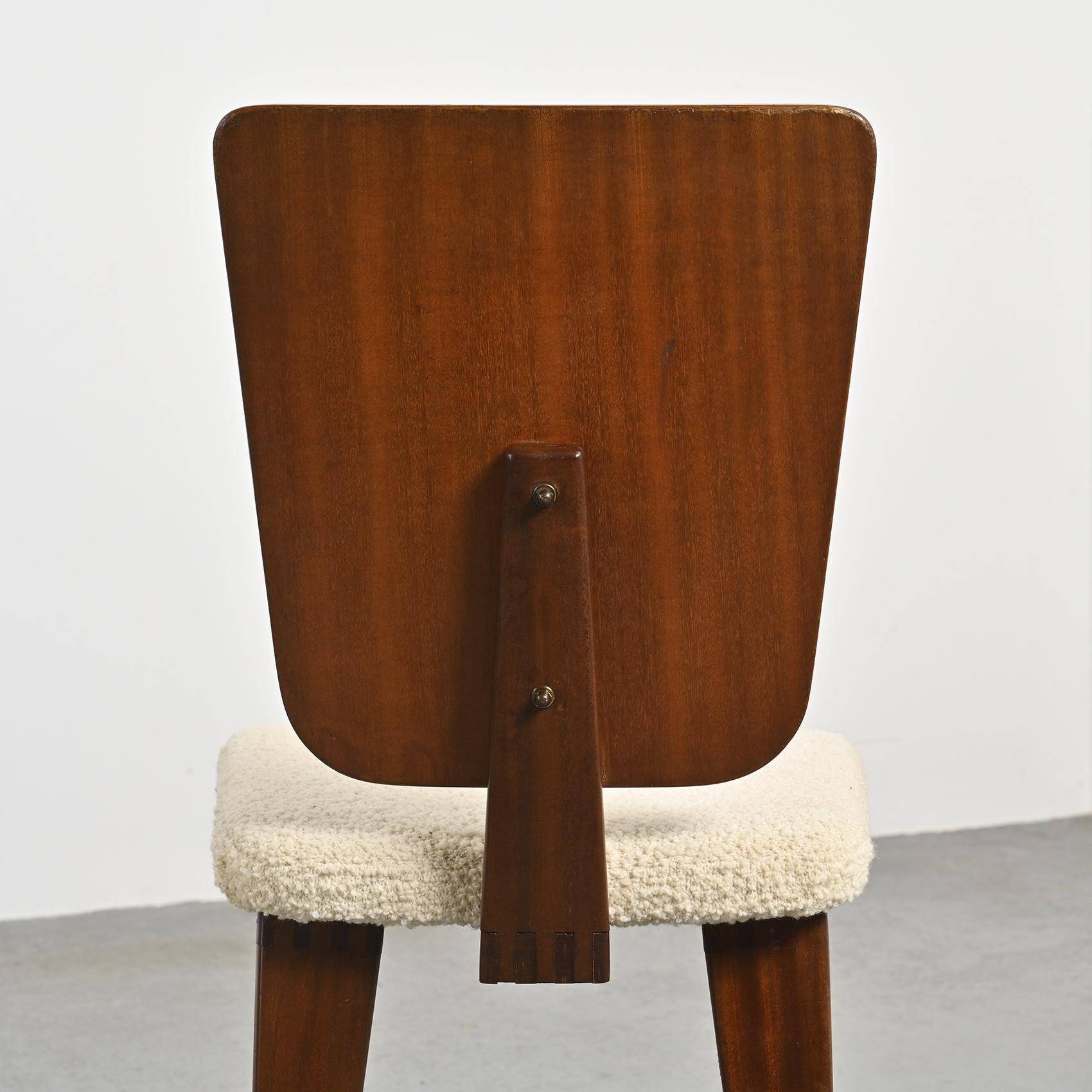 Modernist chairs by André Sornay, Lyon, 1950s