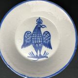 Besançon, plat décor à l’aigle bleu début XIXème