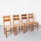 Dining chair oak sea rush