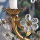 Lustre aux fleurs,  style Florentin XXème