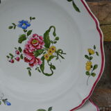 12 assiettes creuses Vieux Saint Amand 1713