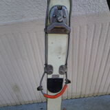 Former 1960s wooden ski pair - Cabanon