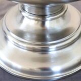 Large table lamp in satin-chrome steel by Goffredo Reggiani, Italy 1970s