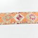 Tapis runner vintage berbère, motifs géométriques orange violet, 74x307Cm