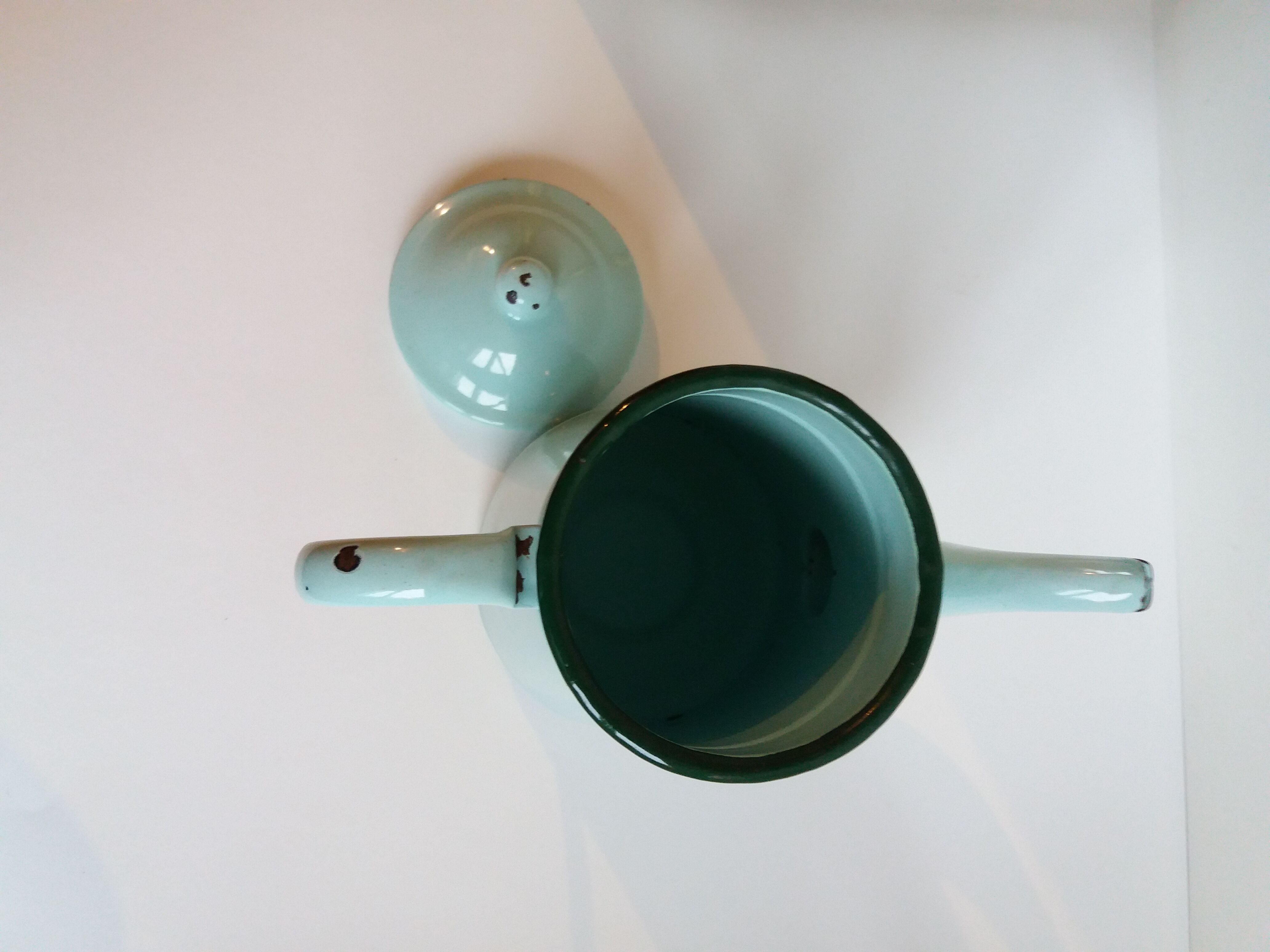 Water green enamelled coffee maker