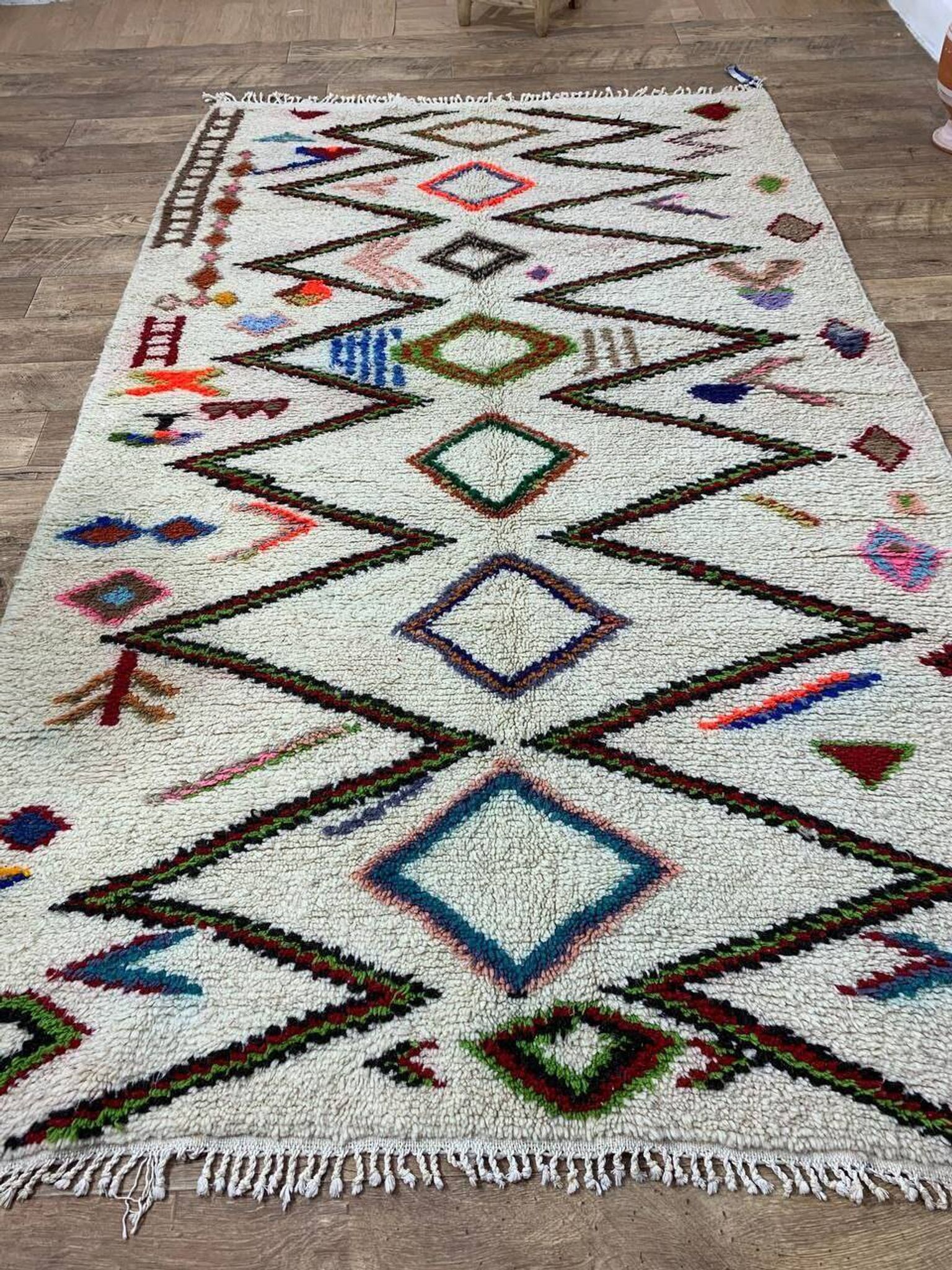 Tapis Berbère Marocain Artisanal fait main 270 X 160 CM
