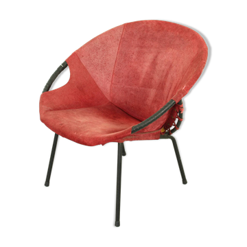 Fauteuil ballon par L. Erzeugnis pour Lusch & Co, Allemagne, années 1960