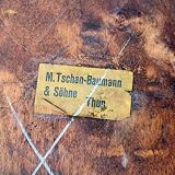 4 bistro chairs Tschan-Baumann Switzerland 1950s