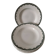 Set of 6 antique soup plates – Ironstone, circa 1900