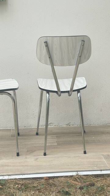 Pair of VINTAGE Formica CHAIRS