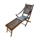 Wooden cane lounge chair