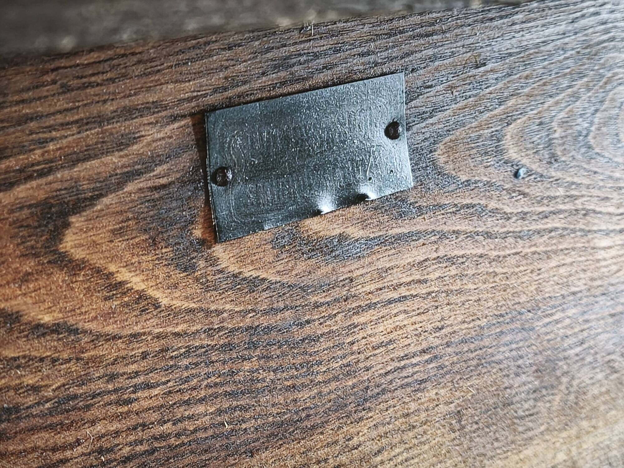 1940s Czechoslovak Oak and Patinated Leather Gym Bench