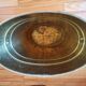 Vintage hammered brass umbrella stand – 1970s-80s