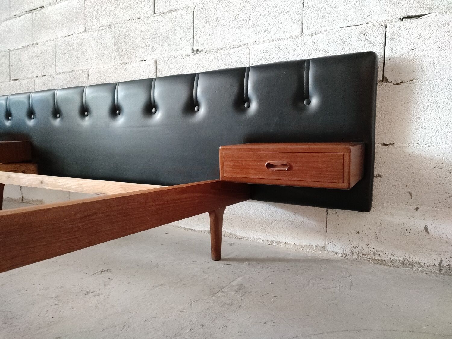 Scandinavian rosewood bed