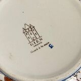 Large Art Deco period vase: Cracked ceramic print