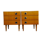 Bedside table/Nightstand, pair