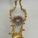 Old Bayel golden crystal vase or fruit bowl