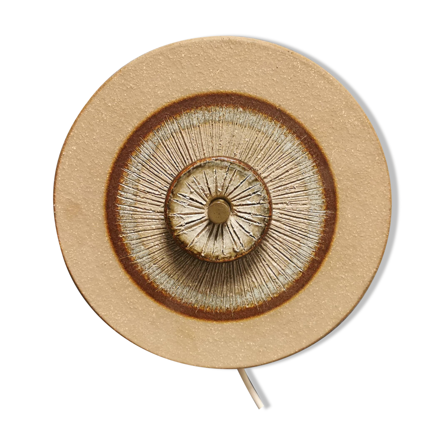 Applique en céramique de Noomi Backhausen pour Søholm Danemark, années 1970.