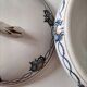 Antique Saint-Amandinoise tureen, blue and ochre decoration 6523, 1900-1920