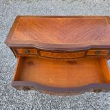 Commode transition in marquetry, Louis XV style, early 20th century.