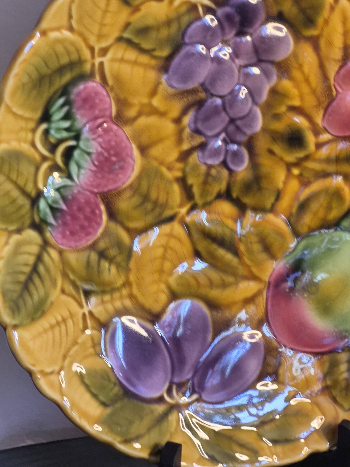 Sarreguemine slip dish