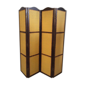 Paravent vintage bois 1960