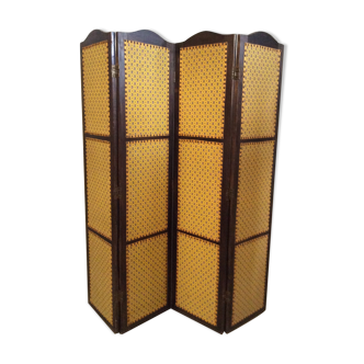 Paravent vintage bois 1960