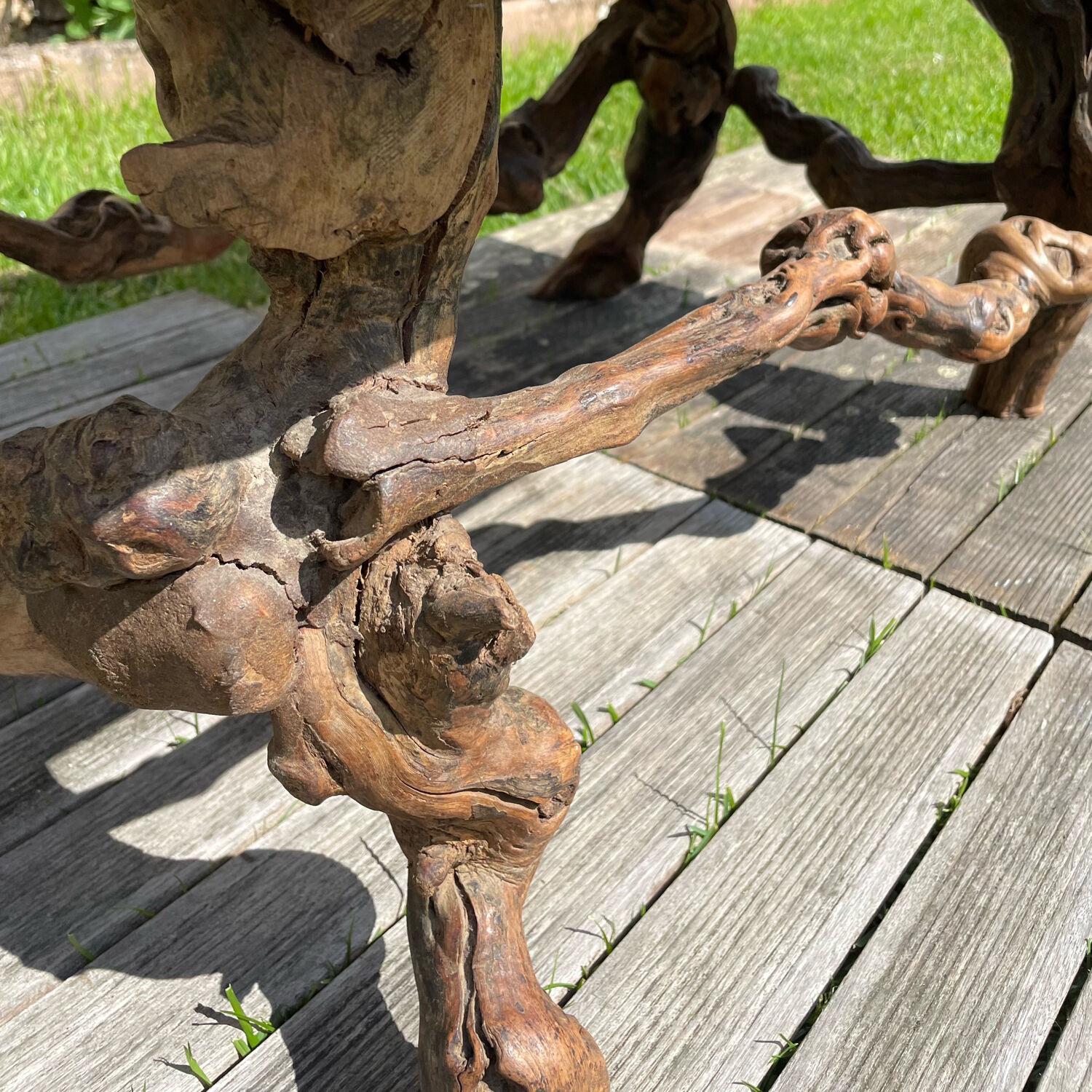 Vintage brutalist coffee table