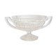 Hollow dish on piedouche with 2 glass handles
