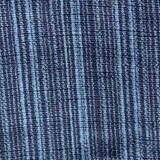 Fauteuil crapaud velours bleu jean