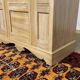 1950s English maple wardrobe