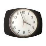 Vintage clock clock in black formica vintage design 50 - featured