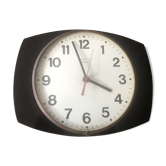 Vintage clock clock in black formica vintage design 50 - featured
