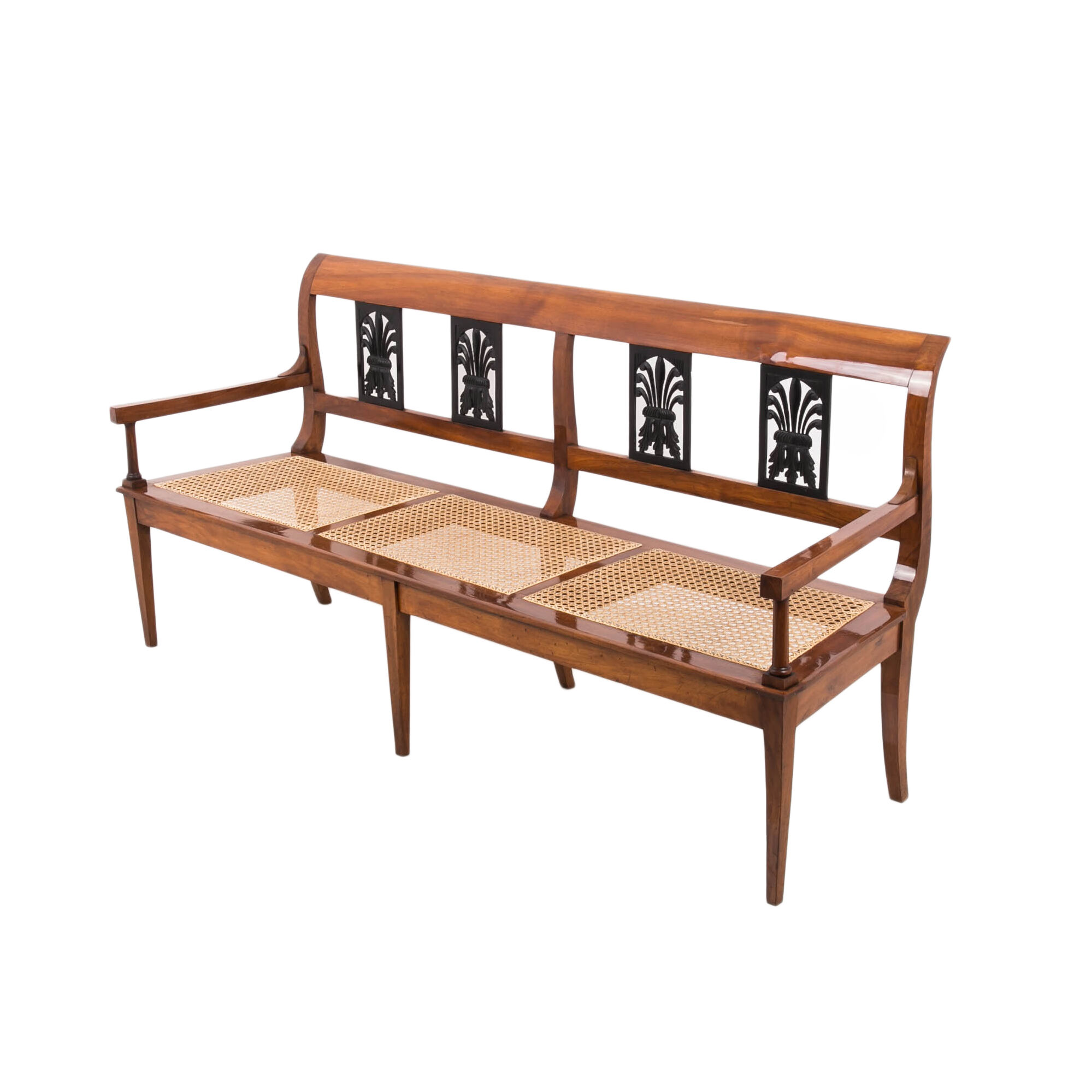 Biedermeier bench, 19th century, Austria