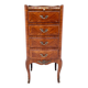 Petite commode ancienne à plateau en marbre, France, vers 1930