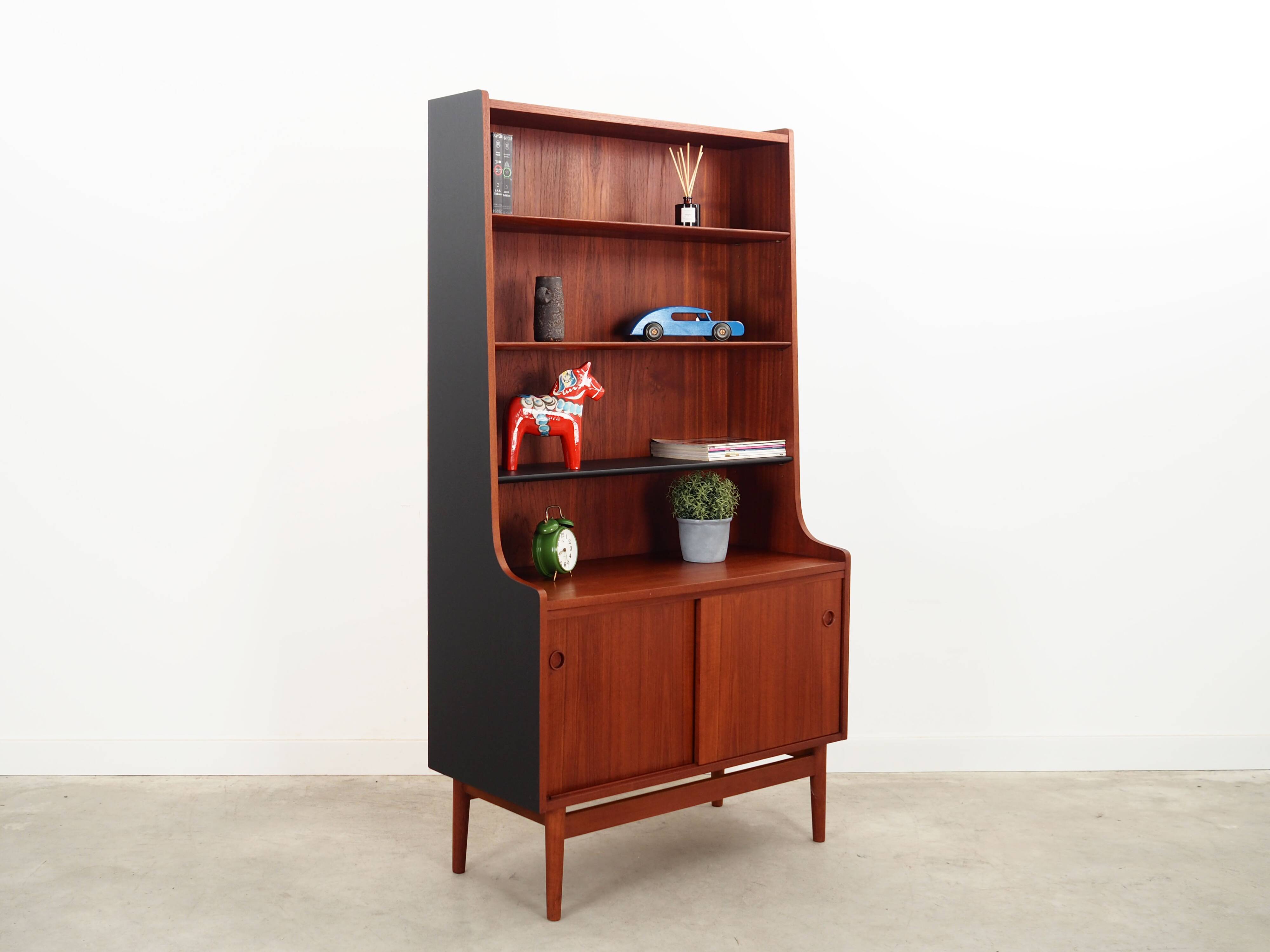 Teak bookcase, Danish design, 1960s, production: Denmark