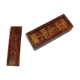 Jeu de domino bois de loupe début XXème