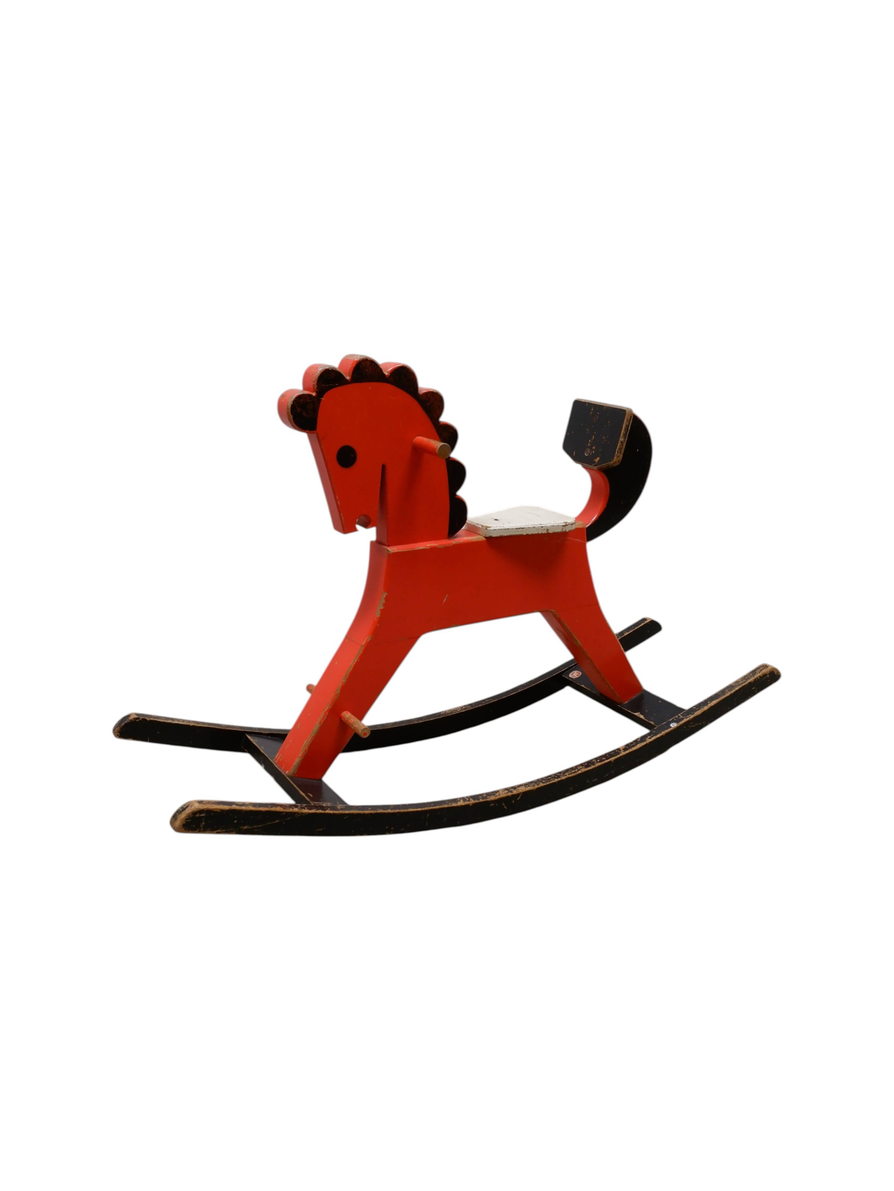 Konrad Keller rocking horse, 1950s
