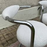 Pair of cobra chair by Giotto  Stoppino