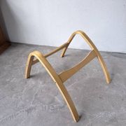 Ikea vintage Kim Samson curved beech wood deck chair