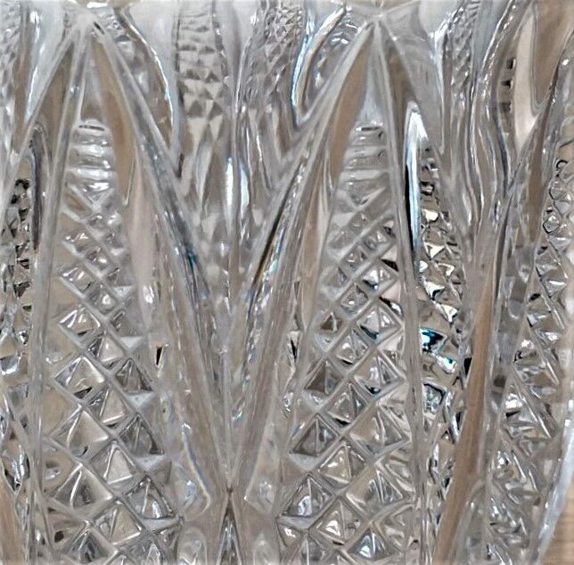 Seau à glaçons en cristal et métal - vintage année 50 - excellent état